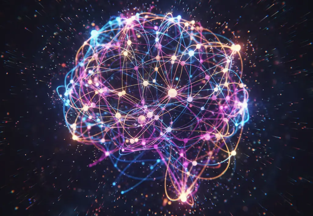 Fundamentos da IA Criativa – representação visual de inteligência artificial aplicada ao processo criativo.