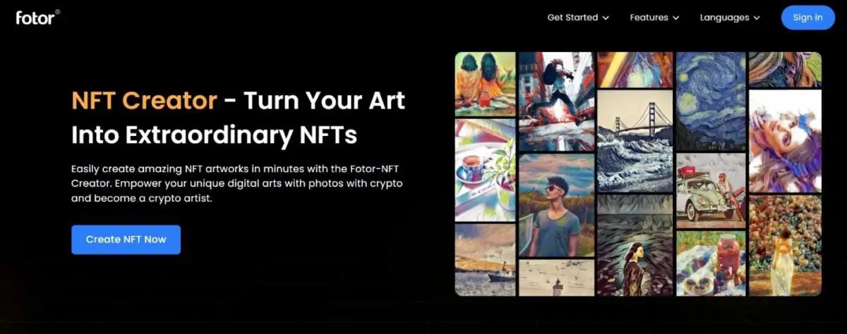 Fotor IA para edição de imagens