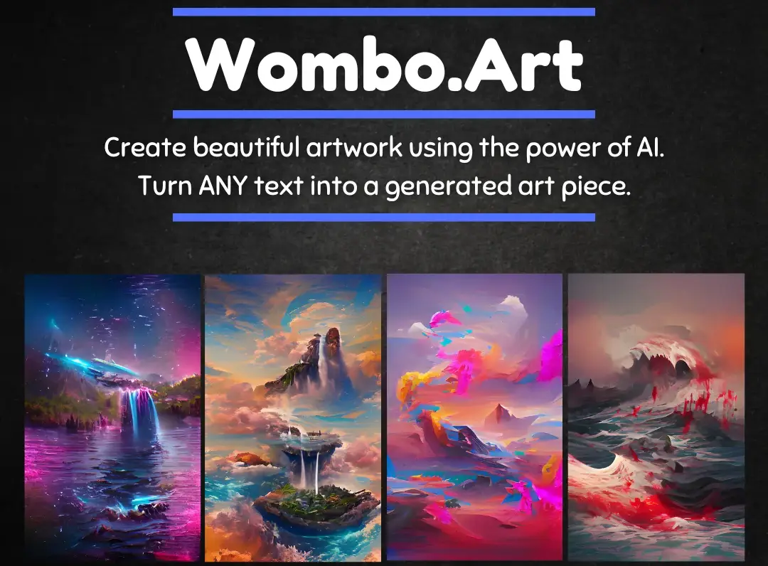 Wombo.art gerador de arte com IA gratuito